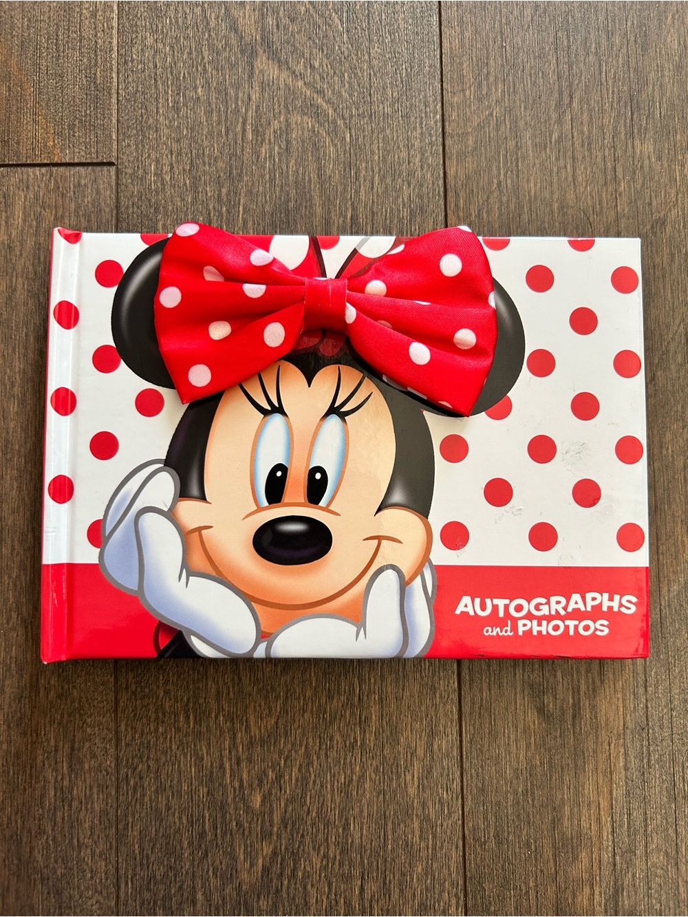 Disney Minnie Mouse autograph & photo book NEW